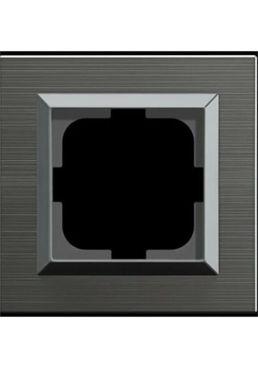 Ovivo Quantum Manyetik Gri Topraklı Priz Çerçeve