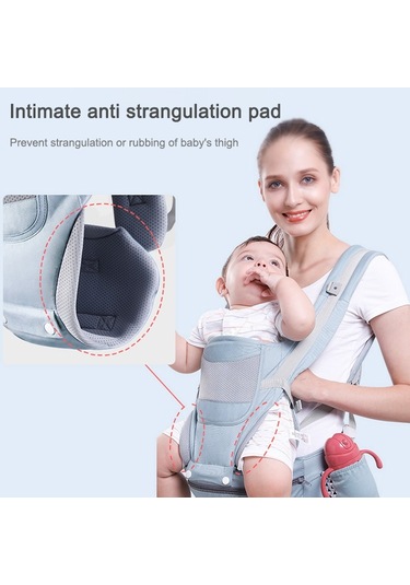 Yenidoğan Dört Mevsim Çok Fonksiyonlu Askılı Bel Taburesi Pamuk Bordo Kırmızı