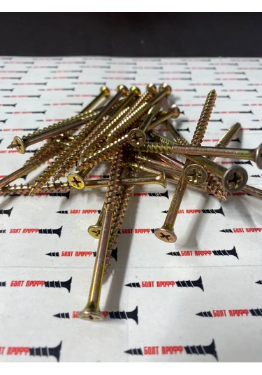 Bolt Proff Ahşap Vidaları 4,8x100 Mm Galvanizli Sarı 200 Adet 269489736 Diğer