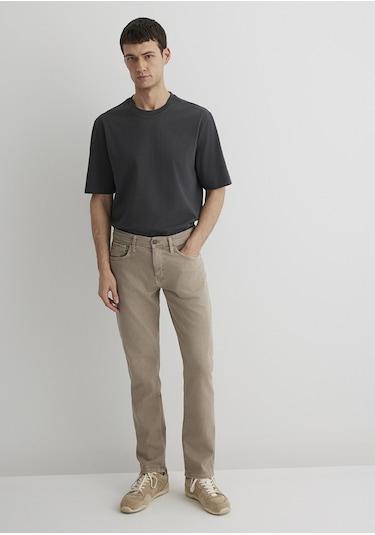 Mavi - 0035186566 Marcus Gabardin Erkek Pantolon - Kahverengi