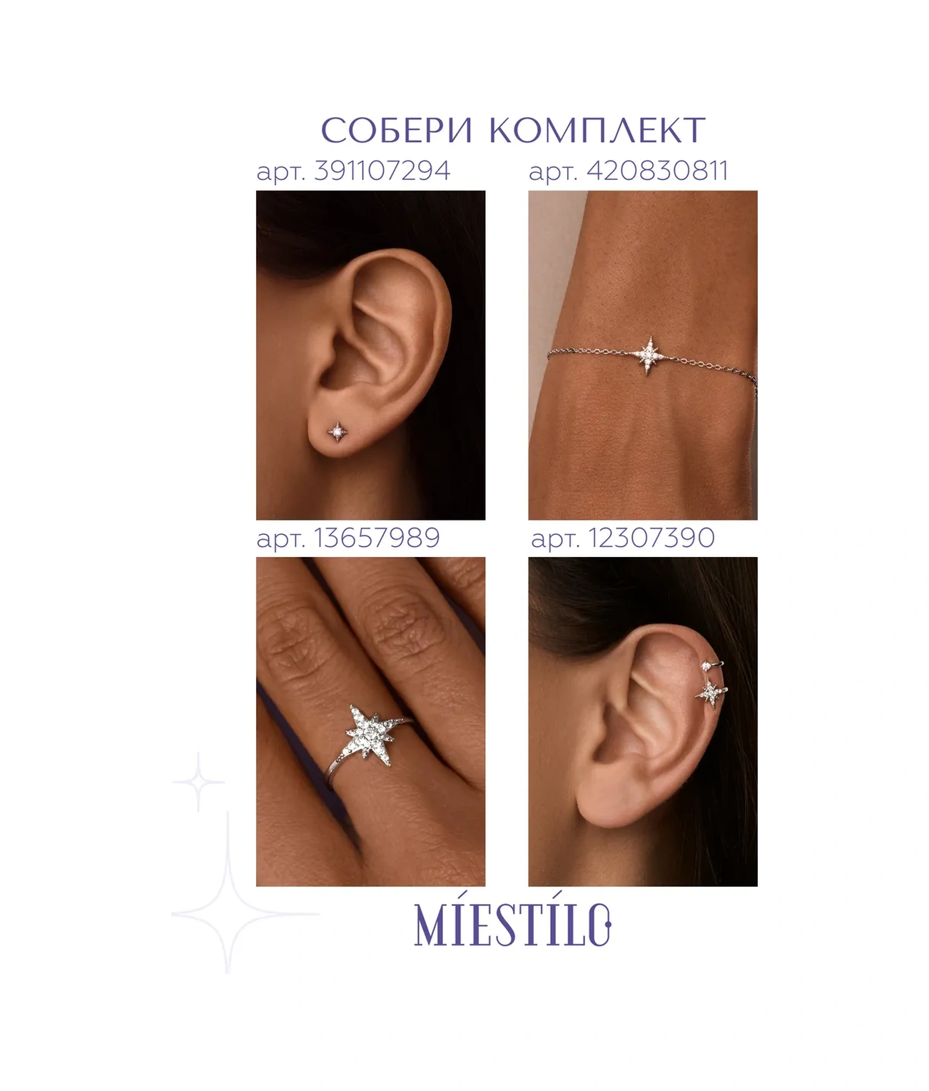 Miestilo 925 Gümüş Yıldızlı Küpeler Silver Yıldızlı Küpeler Gümüş Küpeler 391107294 Diğer