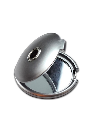 Nascita Yuvarlak Cep ve Çanta Makyaj Aynası Gri