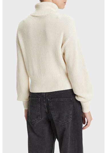 Calvin Klein Bayan Kazak Lv047d349g 101 Beyaz Beyaz