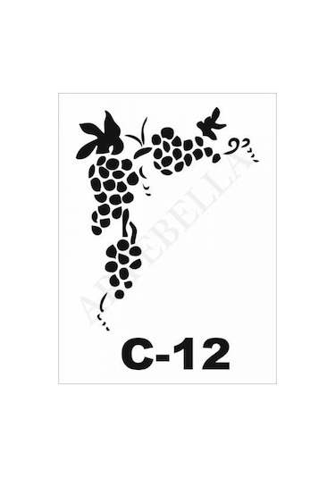 C-12 Artebella Stencil 15X20 CM