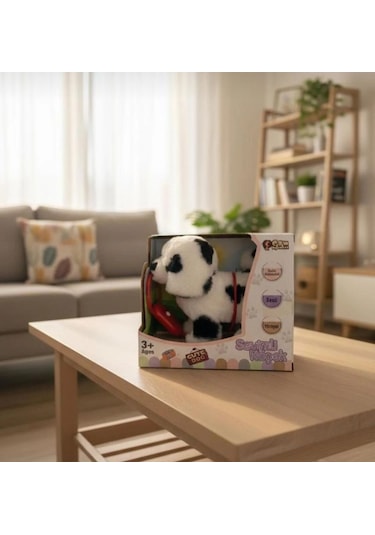 Peluş Oyuncak Köpek Kumandalı Pilli Kuyruk Sallayan Sesli Haraketli