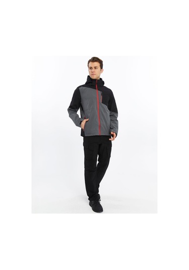 Mapamyumco Windbreaker Erkek Ceket - Füme