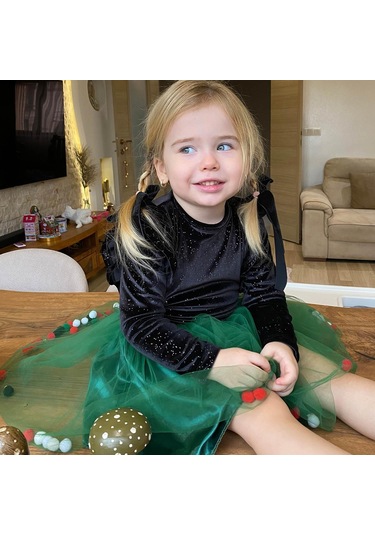 Yeni Yıl Temalı Ponponlu Etek 001