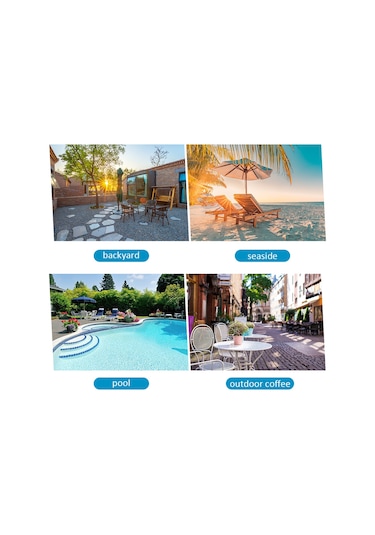 Xindoker 210d Oxford Dokuma Gümüş Kaplama Şemsiye Kılıfı - Su Geçirmez, Toz Ve Güneş Koruyucu, 265 Cm Boy, Siyah