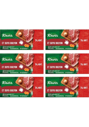 Knorr Et Suyu Bulyon 24 Lü 240 Gr X 6 Adet