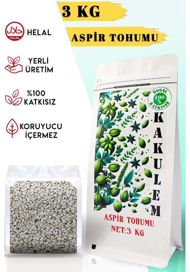 Kakulem Sertifikalı Sultan Papağan Yemi Aspir Tohumu 3 Kg