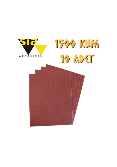 Sia 1913 Su Zımparası 1500 Kum - 10 Adet