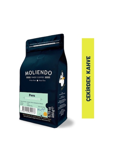 Moliendo Peru Chanchamayo Yöresel Çekirdek Kahve 250 G
