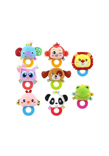 Sozzy Toys Çıngıraklı Dişlik Maymunum Çok Renkli