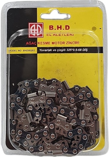 Fixonic B.h.d Bhd00262 0.325'' 1.3mm 34 Diş Yuvarlak Ve Çizgili Ağaç Kesme Motorlu Testere Zinciri