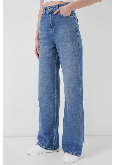 Gabria Bol Paça Jean Pantolon Mavi