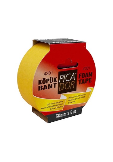 Picador Çift Taraflı Bant Köpük Rulo Askılı 50Mmx5M 4301