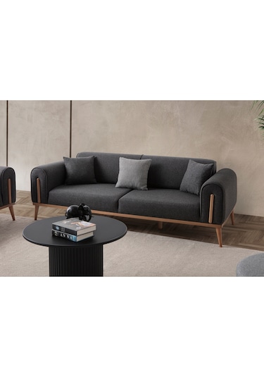 Riva 3+3 Koltuk Takımı Antrasit