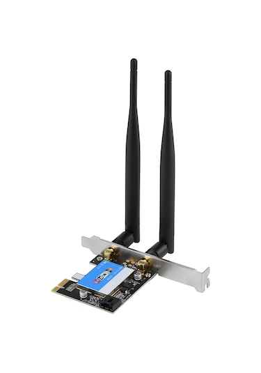 Fosenze Pcıe Kablosuz Kart Rtl8821: 433mbps, Çift Bant 2.4g/5g , Bluetooth 4.0, Wın7/wın8/wın10 Uyumlu, Masaüstü Bilgisayarlar İçin