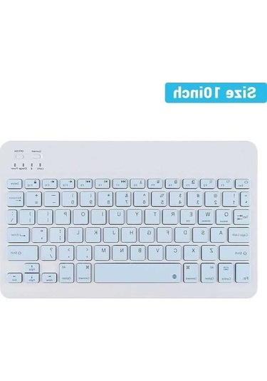 Willowhaven Bluetooth Kablosuz Klavye Fare Android Ios Samsung Xiaomi Tablet İçin İpad Uyumlu Air Sky Blue Keyboard Korean Language