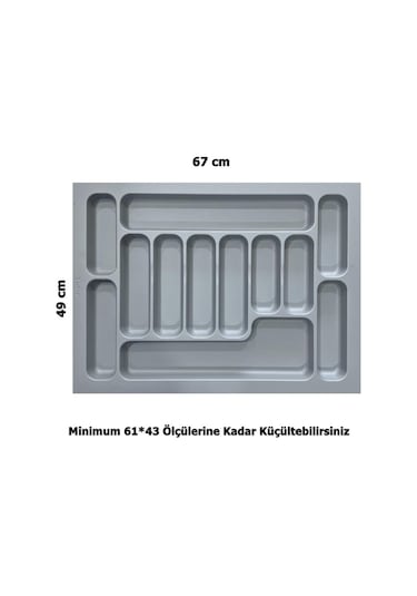 LİDER 67*49 Çekmece İçi Kaşıklık,(61*43 Ölçüsüne Küçülebilir)