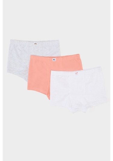 Defacto Erkek Çocuk Desenli 3lü Boxer E6873a825spwt34 Beyaz