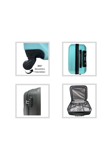 Anhelo Traveller Abs Hostes-pilot Boy Valiz 001