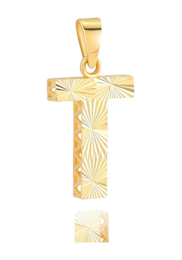 Nezihhan 14 Ayar Altın T Harfi Kolye