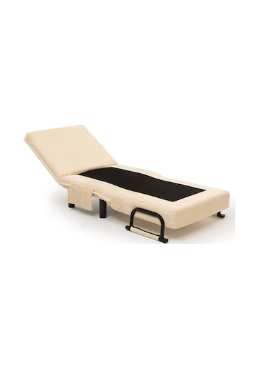Pafu Sento Tekli Katlanır Yataklı Koltuk - Soho Krem Krem