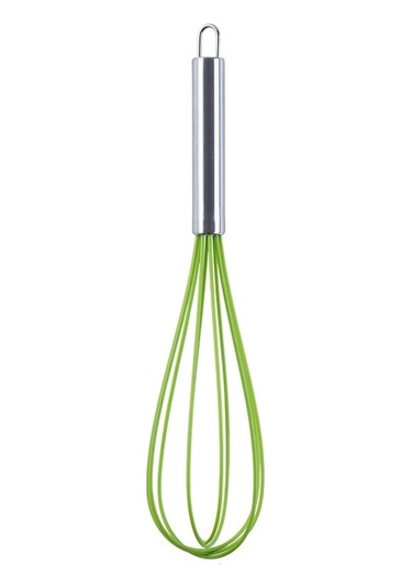 Soulader 12 Inç Profesyonel Mutfak Mikseri 2'li Set Yumurta Çırpma Aleti Silikon Kıvırıcı Yeşil