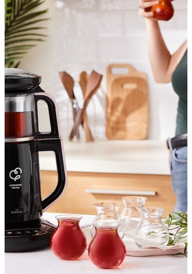 Karaca x Refika Tatlıcan 6'Lı Çay Bardağı Seti