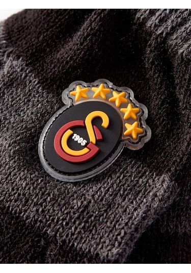 Gsstore Galatasaray Çocuk Eldiven C252199 Siyah - Gri