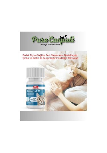 Purecanpati Kedi Multivitamin Biotin Dermacat Seti