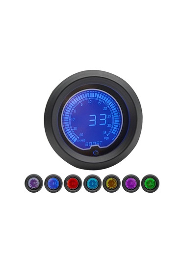 Homyl Kamyon Araçlar Oto Için 2 Inç 52mm 7 Renkli Ekran