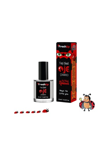 Freshup Yeni Nesil Çocuk İçin Portakal Kokulu Oje Çıkarıcı 10 ML