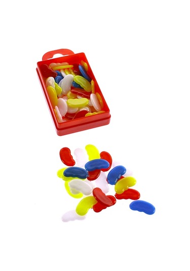 Sayı Fasulyesi Plastik Yıldızlar 17 Renkli