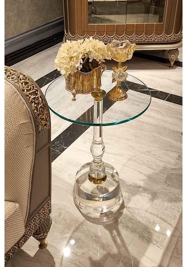 Dulda Akrilik Violeta Sehpa Şeffaf