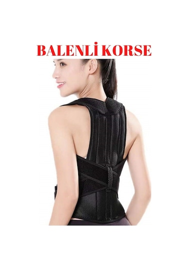 Bgvibe Balenli Dik Duruş Korsesi Bel Sırt Kamburluk Önleyici Korse Dik
