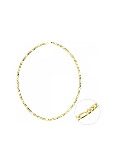 Sembolgold 55 Cm Altın Cuban Figaro Zincir 3,85Mm