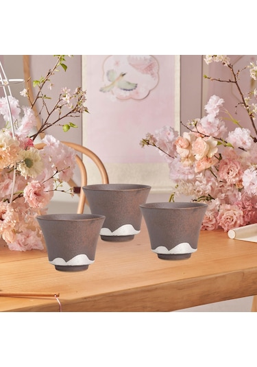 Suntek 3 Parça Çin Çay Bardağı Seti Kung Fu Çay Bardağı