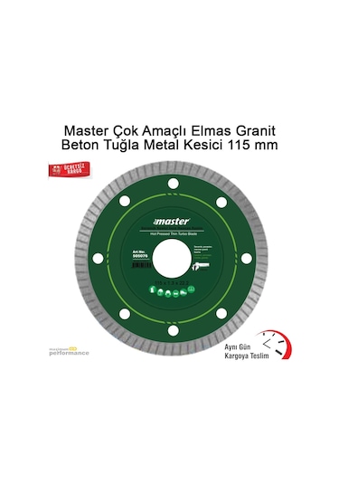 Master Seramik Granit Mermer Kesici İnce Hassas Kesim 115 Mm