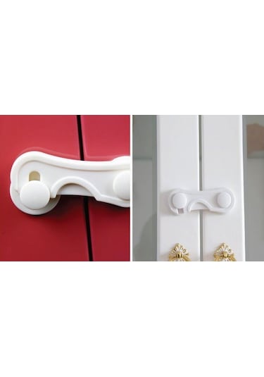 Portakal Safety Dolap Kapağı Kilidi Çok Renkli