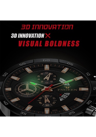 Sones Skmeı 2010 Çok Fonksiyonlu Erkek 50m Su Geçirmez Işıklı Dijital Kol Saati Altın