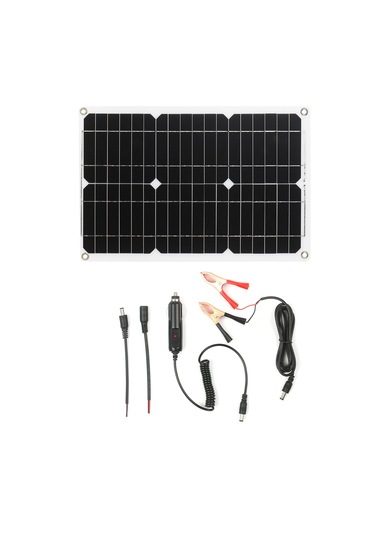 Wezone 18w Monokristal Güneş Paneli - 5v/12v Çıkış, Ip65 Su Geçirmez, Kontrolcü İle Off-grid Şarj Tek/dual Usb Seçenekli