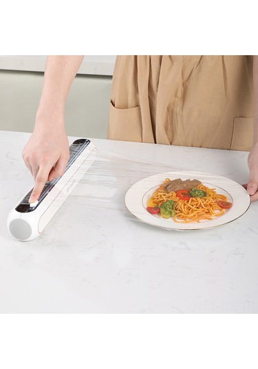 Reedark Pratik Mutfak Streç Film Kesici - Manyetik Tutuculu Beyaz Saklama Kutusu Diğer