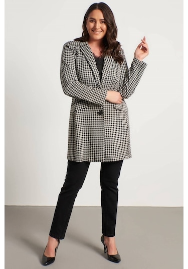 Astarsız Örme Uzun Ceket (532244936)