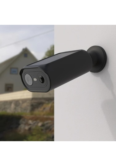 Xuweiwei Aosu Solarcam P1 Se Max Kamera Silikon Kılıfı Siyah Duvara Monte Edilebilir Dayanıklı Koruma