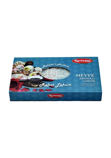 Kardeşler Şekerleme Meyve Aromalı Sarma Hediyelik Lokum 700 G