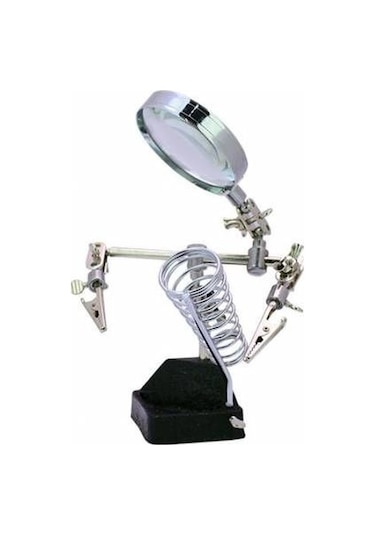 Elektromer Büyüteçli Havya Standı 3 Konumlu