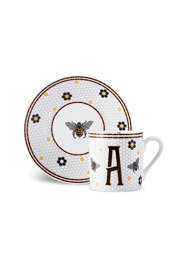 Karaca  A Harfli Kahve Fincanı 80 ml