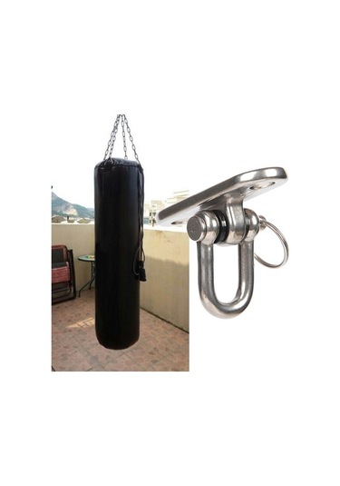 Strade Store Yüksek Mukavemetli Salıncak Yoga Asılı Kanca Askısı Tavan Kanca Montaj Tarzı 1 Mor